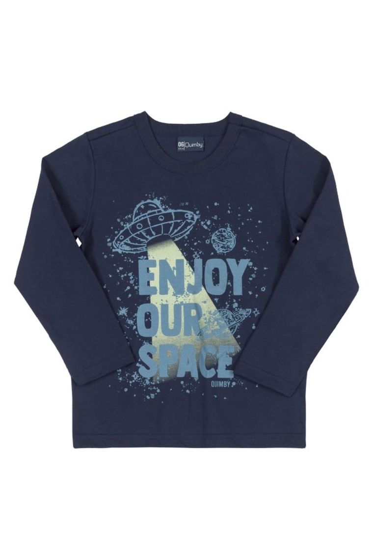 Piżama chłopięca, granatowo-szara, Quimby