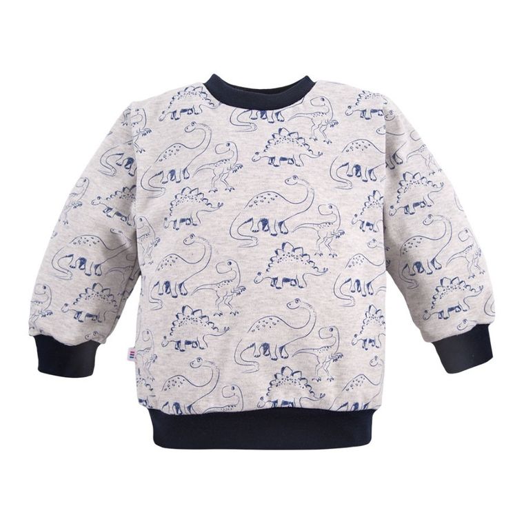 Piżama chłopięca, szaro-granatowa, Eevi