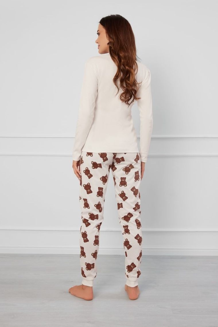 Piżama damska, ecru, Bima, Italian Fashion