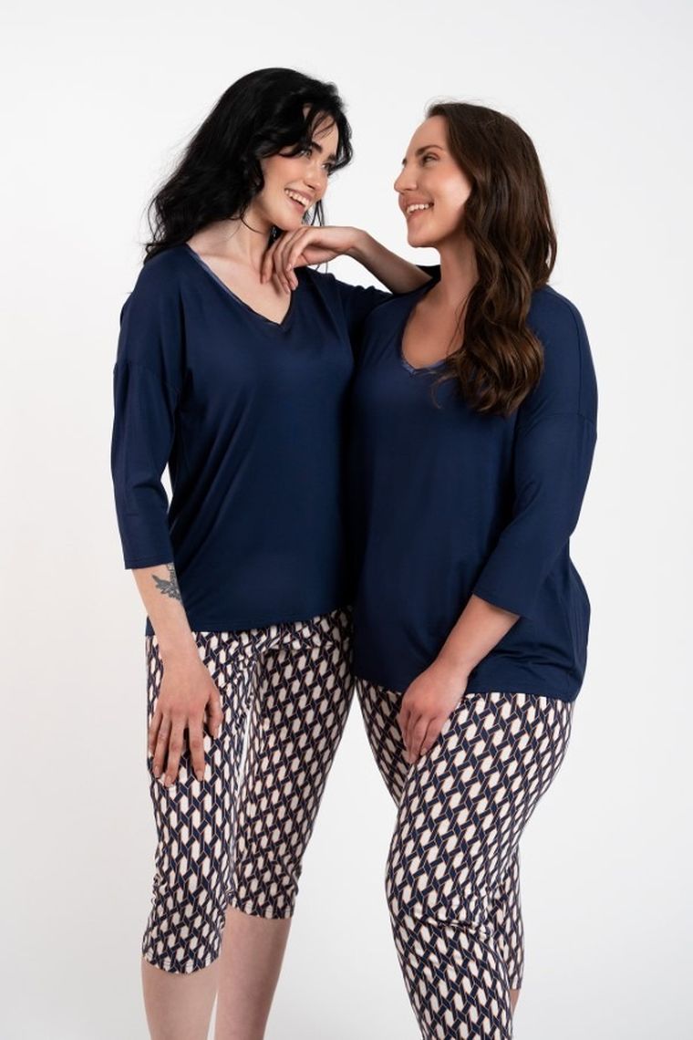 Piżama damska, mix, Milda, Italian Fashion