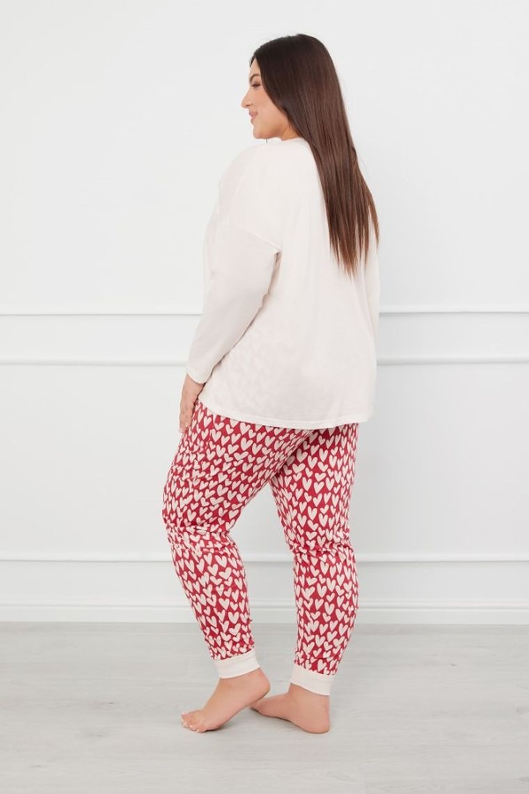 Piżama damska, plus size, mix, Evora, Italian Fashion