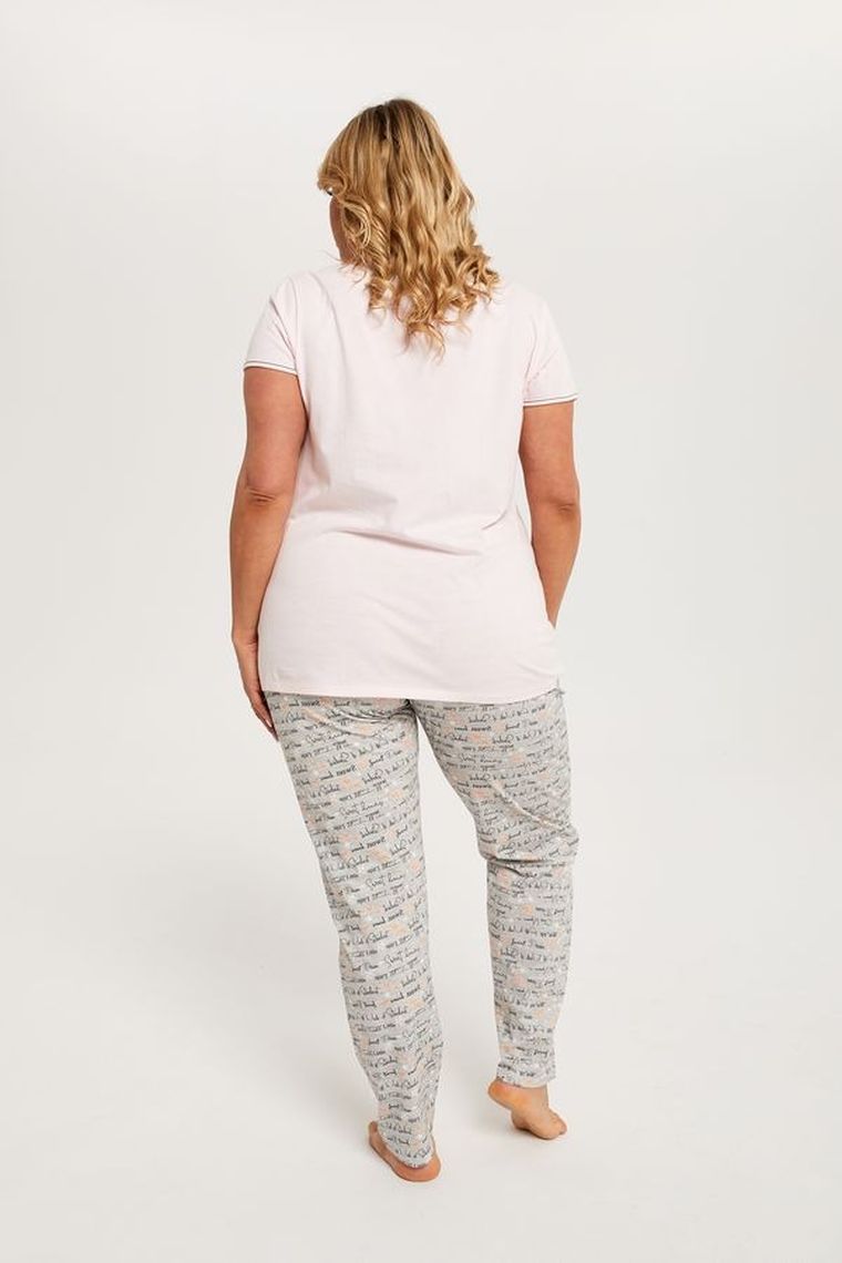 Piżama damska, plus size, mix, Karla, Italian Fashion