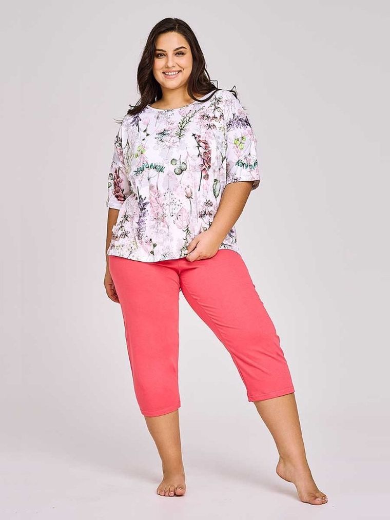 Piżama damska, plus size, mix, Taro