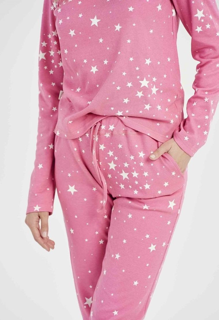 Piżama damska, różowa, Eryka, Taro