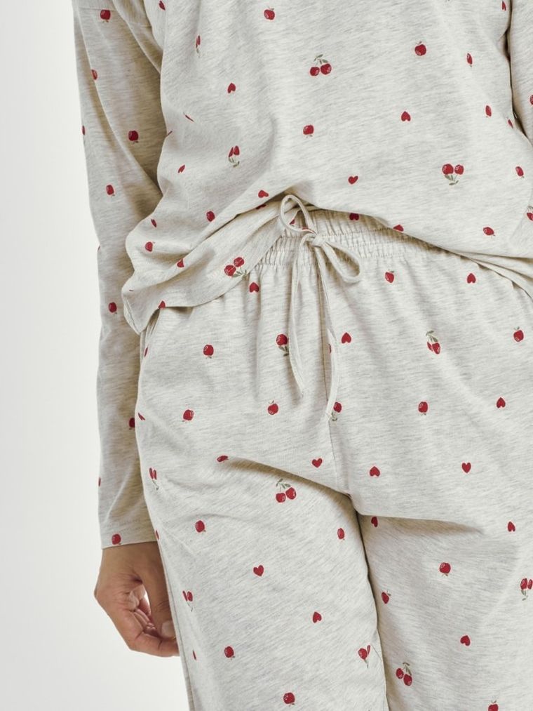 Piżama damska, szara, Adele, Taro