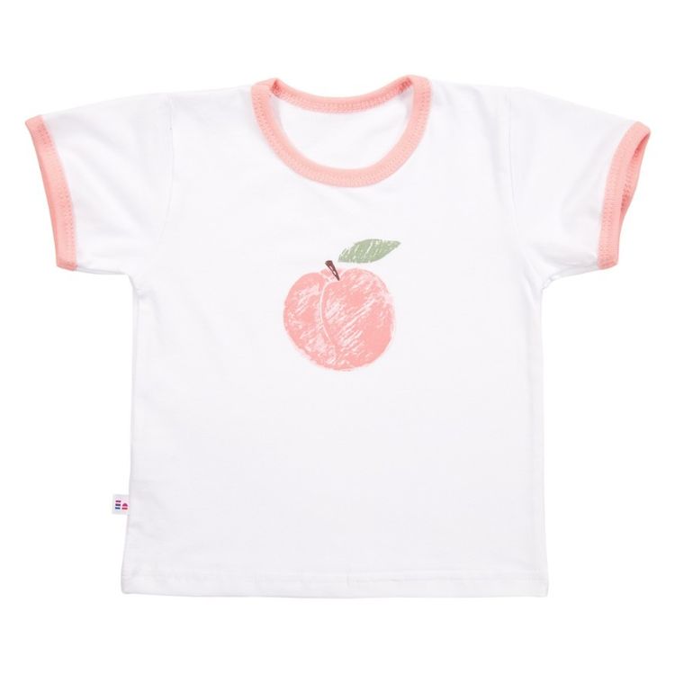 Piżama dziewczęca, biało-różowa, Eevi