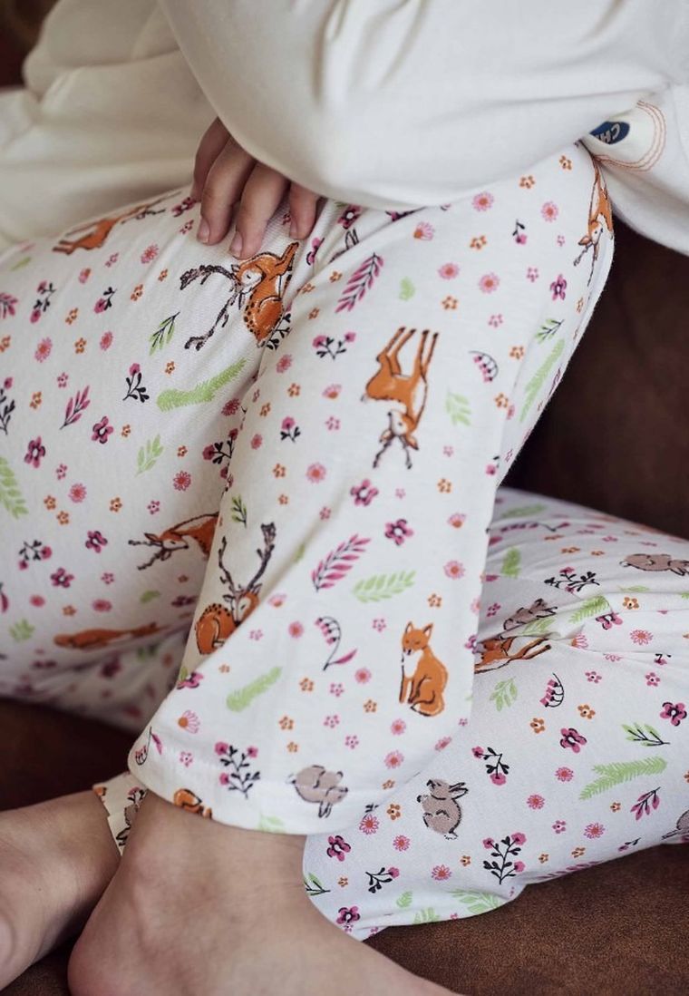 Piżama dziewczęca, ecru, Nell, Taro