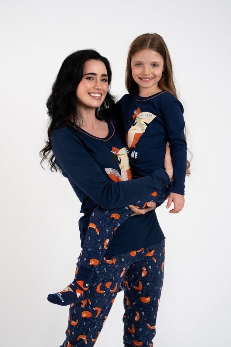 Piżama dziewczęca, granatowa, Wasilla, Italian Fashion