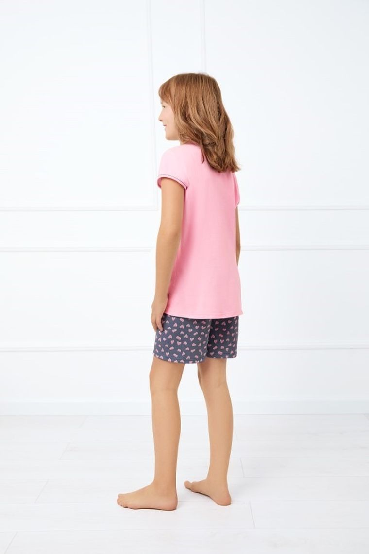 Piżama dziewczęca, różowa, Lotte, Italian Fashion