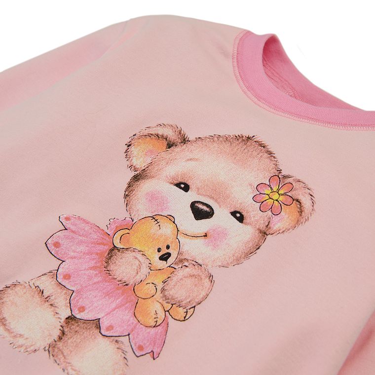 Piżama dziewczęca, różowa, Tup Tup