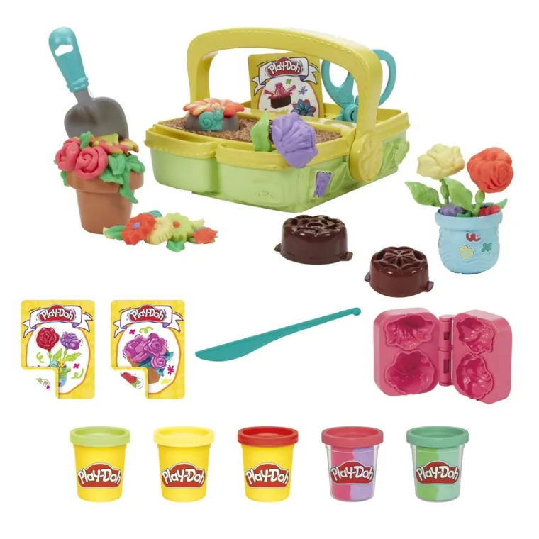 Play-Doh, Kwitnące kwiat, zestaw kreatywny, 5 tub