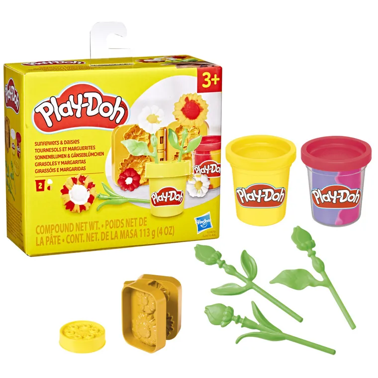 Play-Doh, Słoneczniki i Stokrotki, zestaw kreatywny