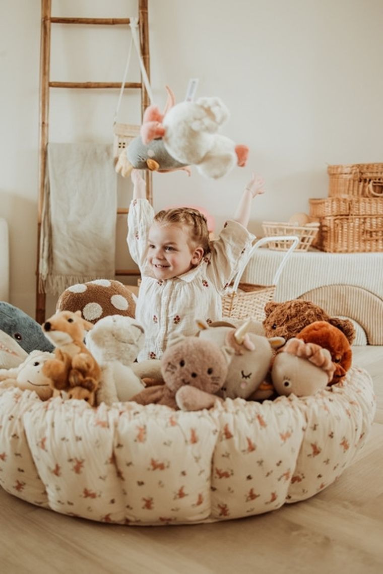 Play&Go, Bloom Organic, mata do zabawy, gniazdo niemowlęce, Rabbit