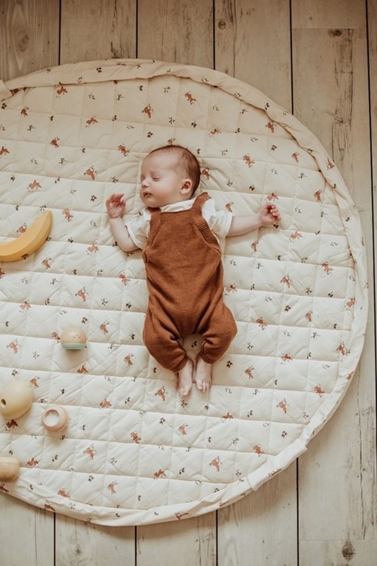 Play&Go, Soft, mata i worek na zabawki, Organic Rabbit, 120 cm