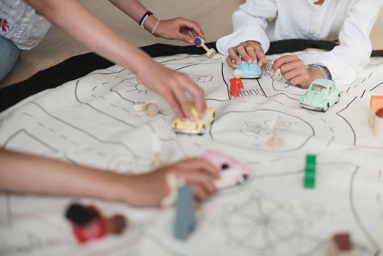 Play&Go, worek na zabawki i mata do zabawy, Playvill, 140 cm