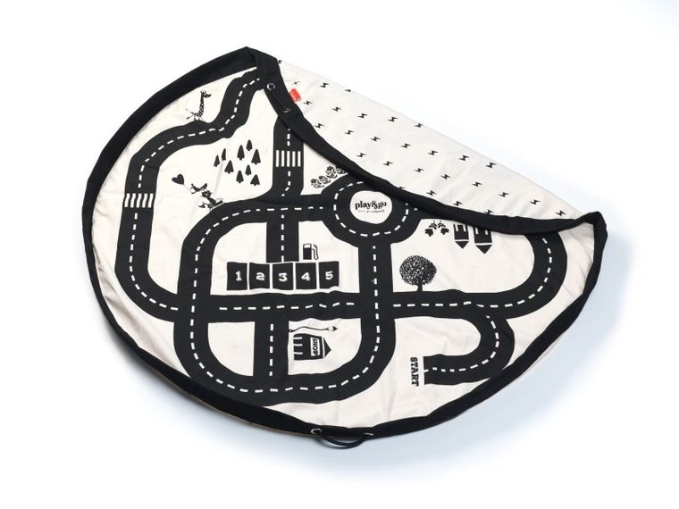 Play&Go, worek na zabawki i mata do zabawy, Roadmap Thunderbolt, 140 cm