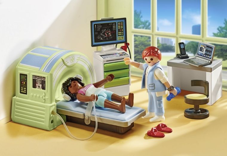 Playmobil, Action Heroes, Pacjent podczas rezonansu magnetycznego, 71618
