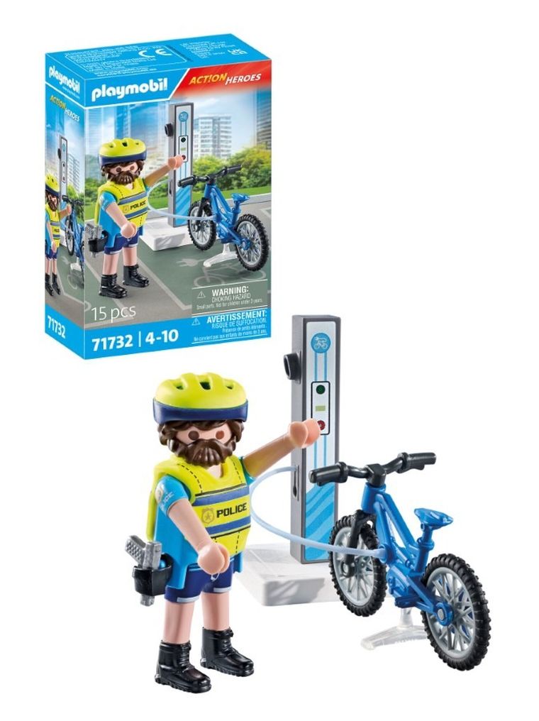 Playmobil, Action Heroes, Rowerowy patrol policji, 71732