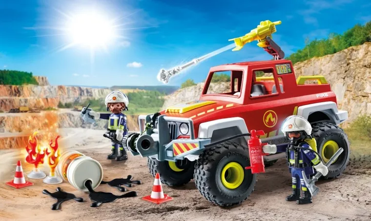 Playmobil, Action Heroes, Wóz strażacki, 71824