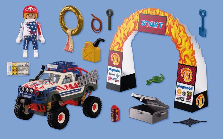 Playmobil, Cars, Terenowa ciężarówka, 72061