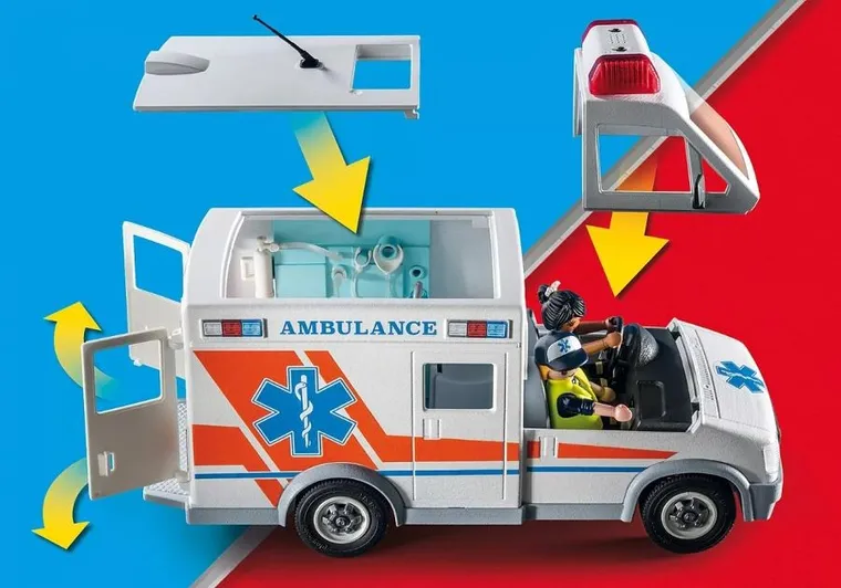 Playmobil, City Action, Ambulans, 71232