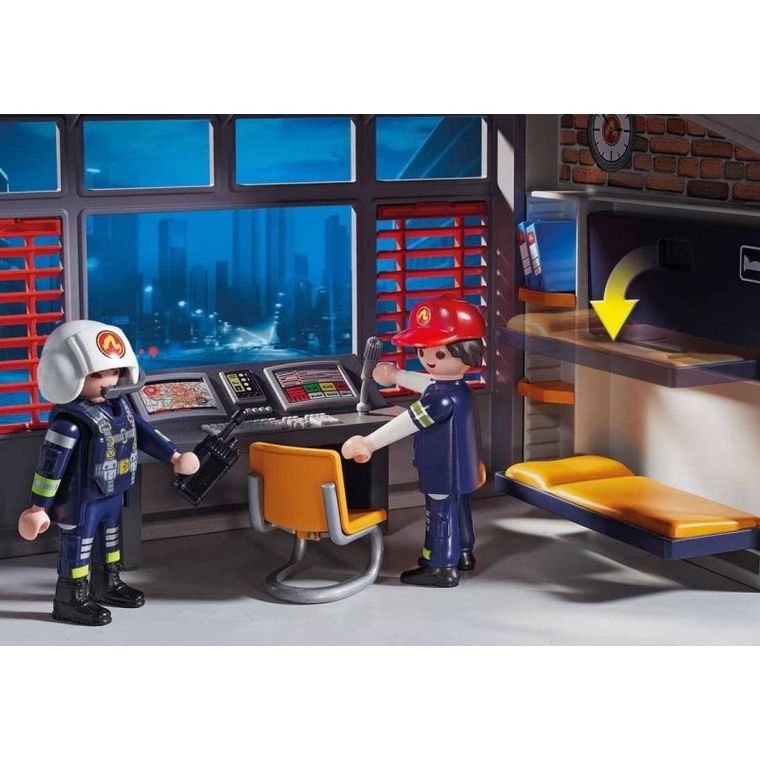Playmobil, City Action, Duża remiza strażacka, 9462