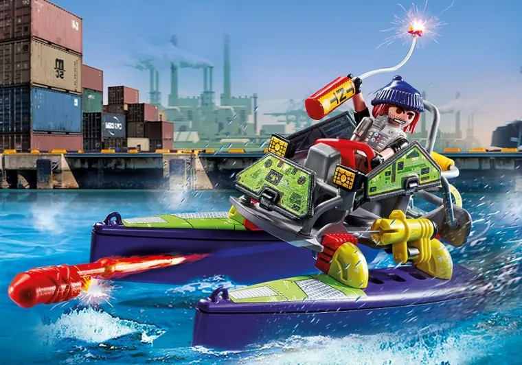 Playmobil, City Action, Quad terenowy jednostki specjalnej, 71147