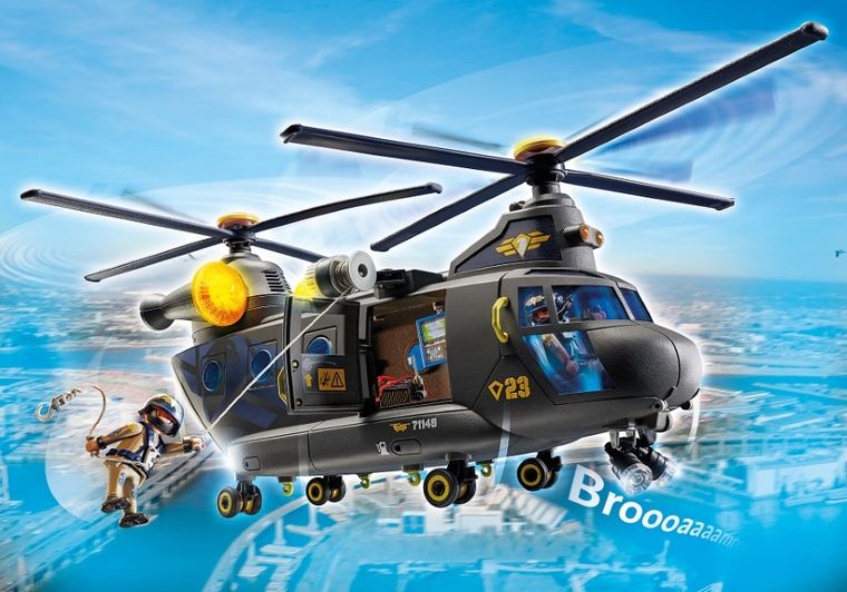 Playmobil, City Action, Śmigłowiec ratunkowy jednostki specjalnej, 71149