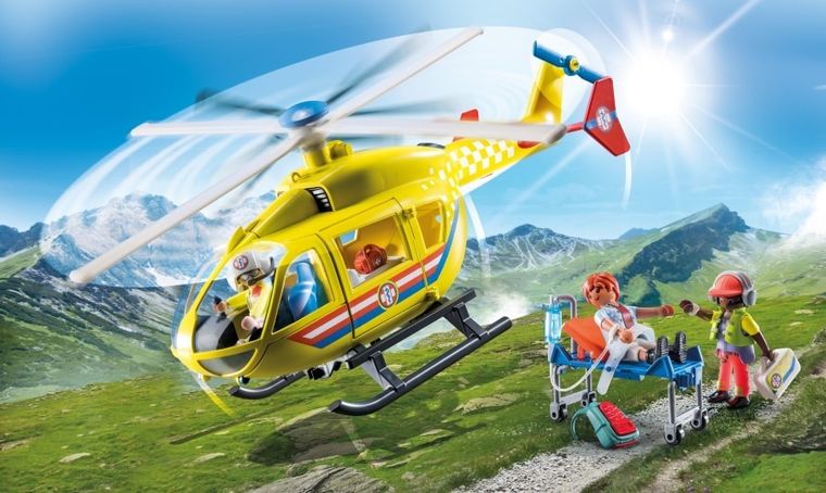 Playmobil, City Life, Helikopter ratunkowy, 71203