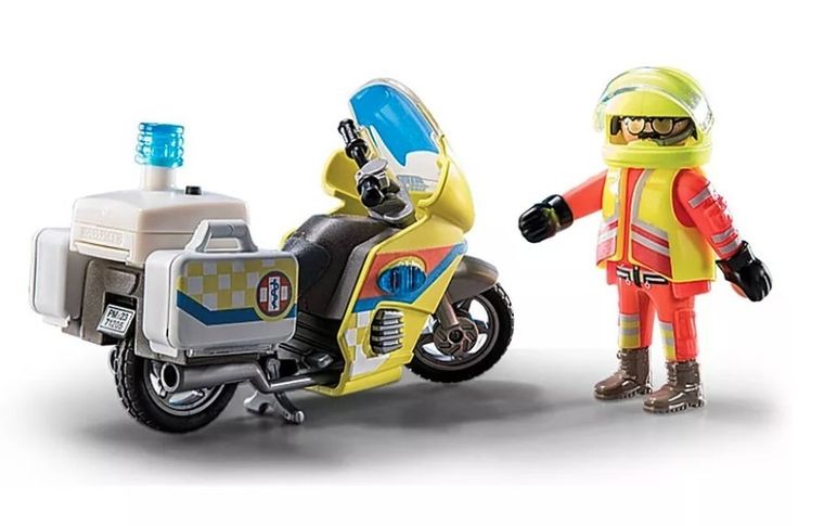 Playmobil, City Life, Motor ratunkowy ze światłem, 71205