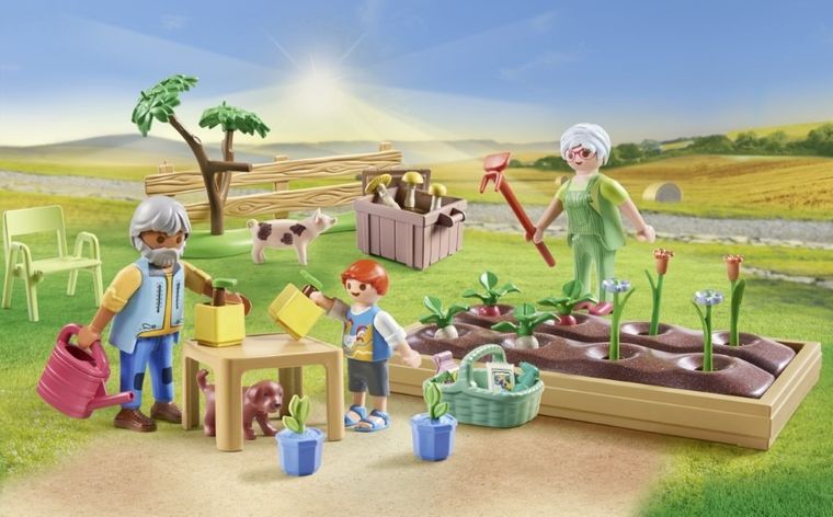 Playmobil, Country, Ogródek warzywny u dziadków, 71443