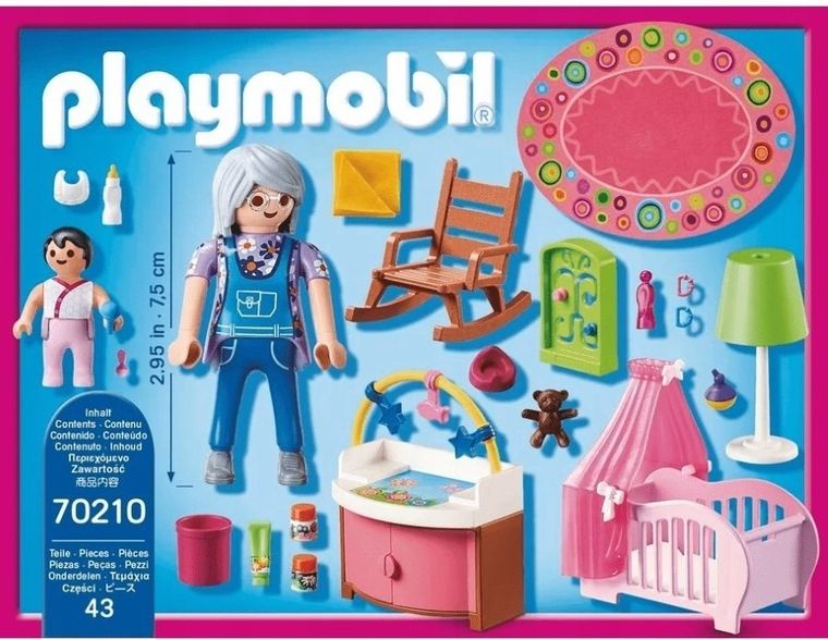 Playmobil, Dollhouse, Pokoik dziecięcy, 70210