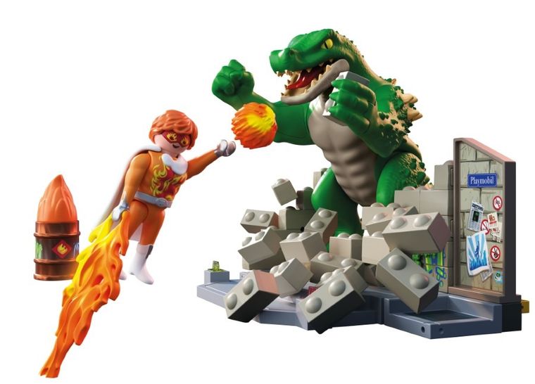 Playmobil, Heroes, Bohaterski pojedynek z Jaszczurem, 71831