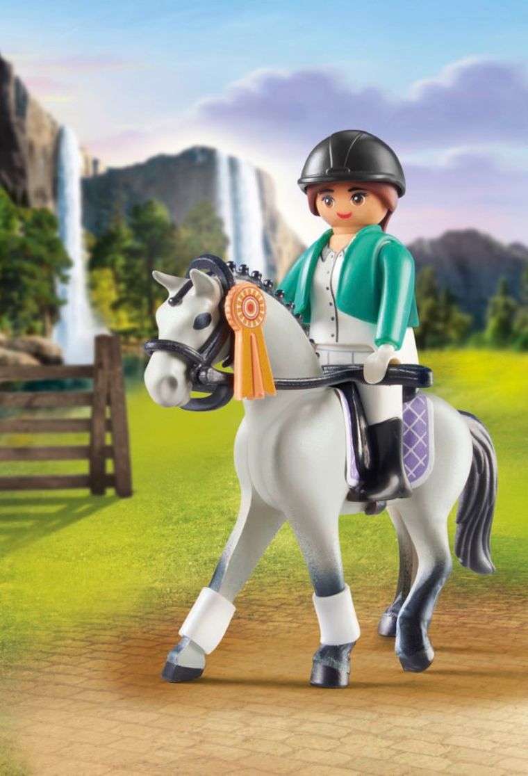 Playmobil, Horses of Waterfall, Jeździec turniejowy, 71641