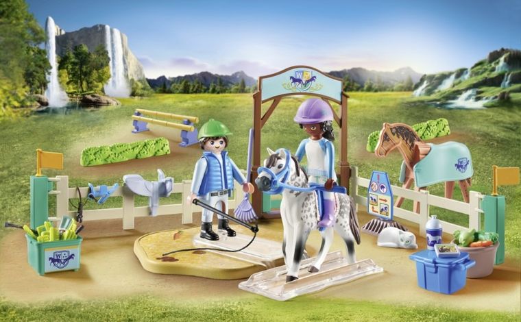 Playmobil, Horses of Waterfall, Nowoczesna arena jeździecka, 71637