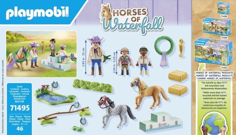 Playmobil, Horses of Waterfall, Turniej kucyków, 71495