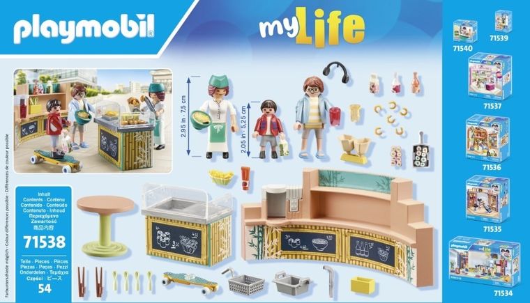 Playmobil, My Life, Bar z przekąskami, 71538