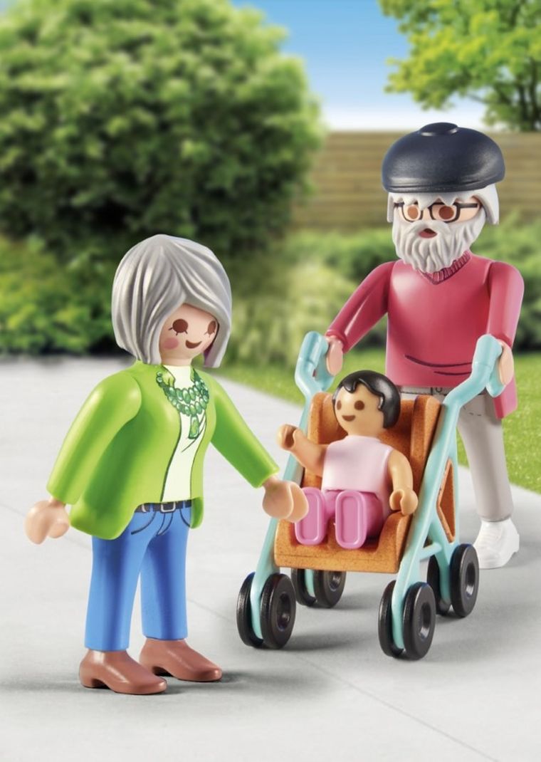 Playmobil, My Life, Dziadkowie z wnukiem, 71613