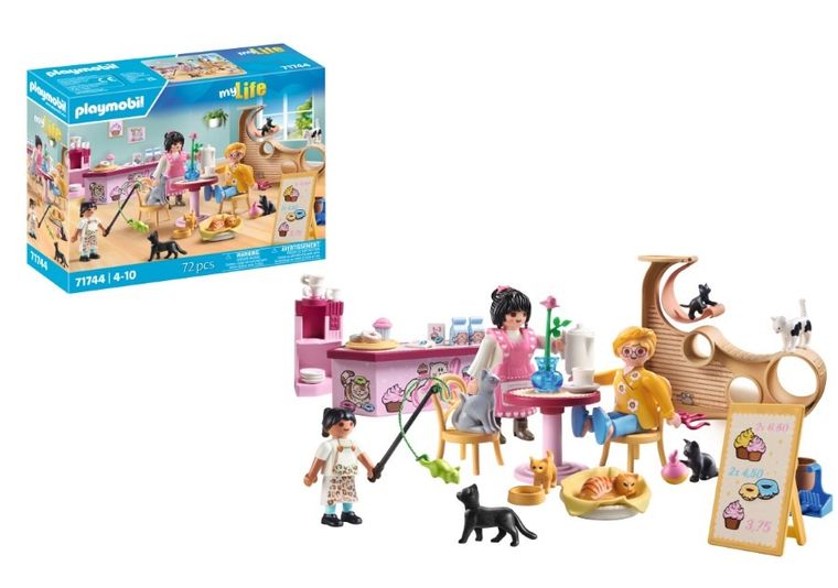 Playmobil, My Life, Kocia kawiarnia, 71744