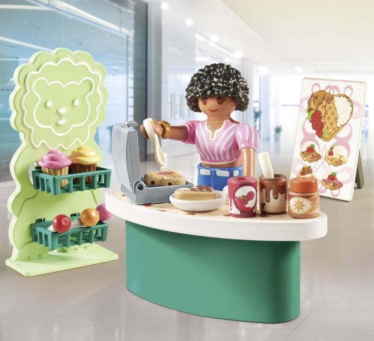 Playmobil, My Life, Stoisko ze słodyczami, 71540