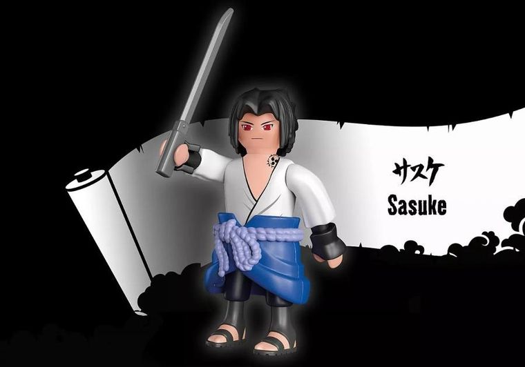 Playmobil, Naruto, Sasuke, figurka, 71097