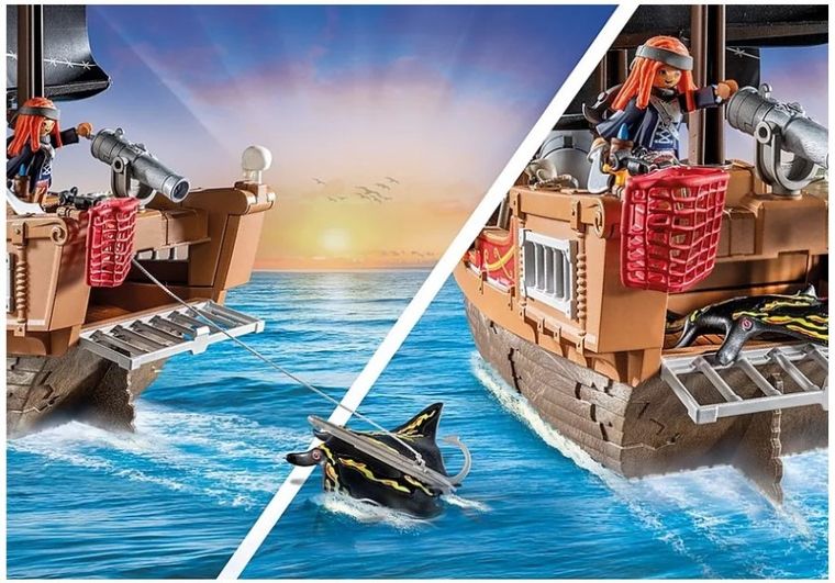 Playmobil, Pirates, Duży statek piracki, 71530