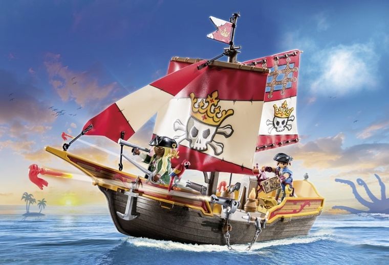Playmobil, Pirates, Statek piracki, 71418