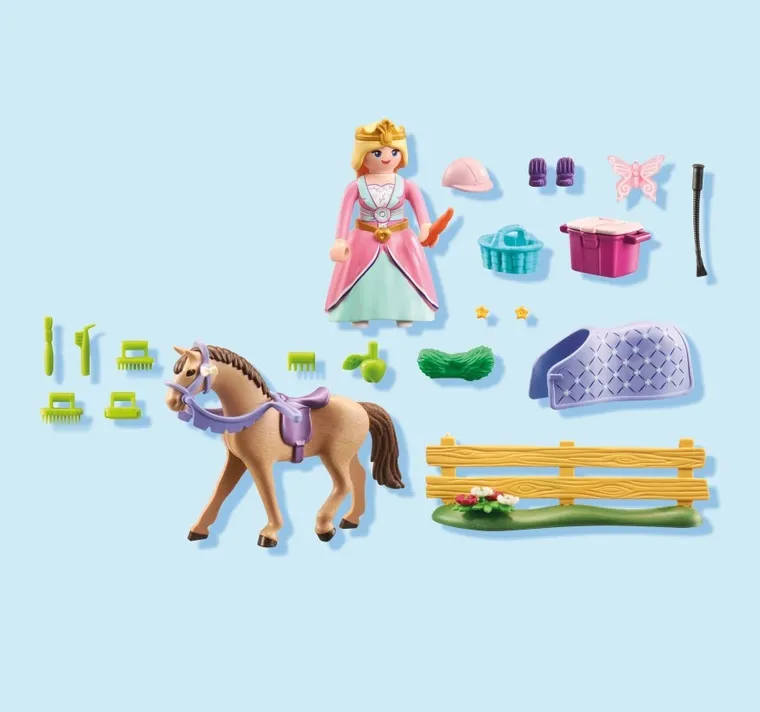 Playmobil, Princess Magic, Starter Pack: Księżniczka z koniem, 71801
