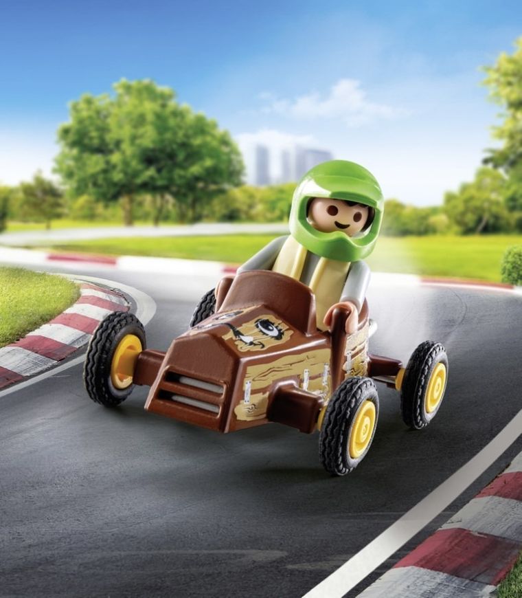 Playmobil, Special Plus, Dziecko z gokartem, 71480
