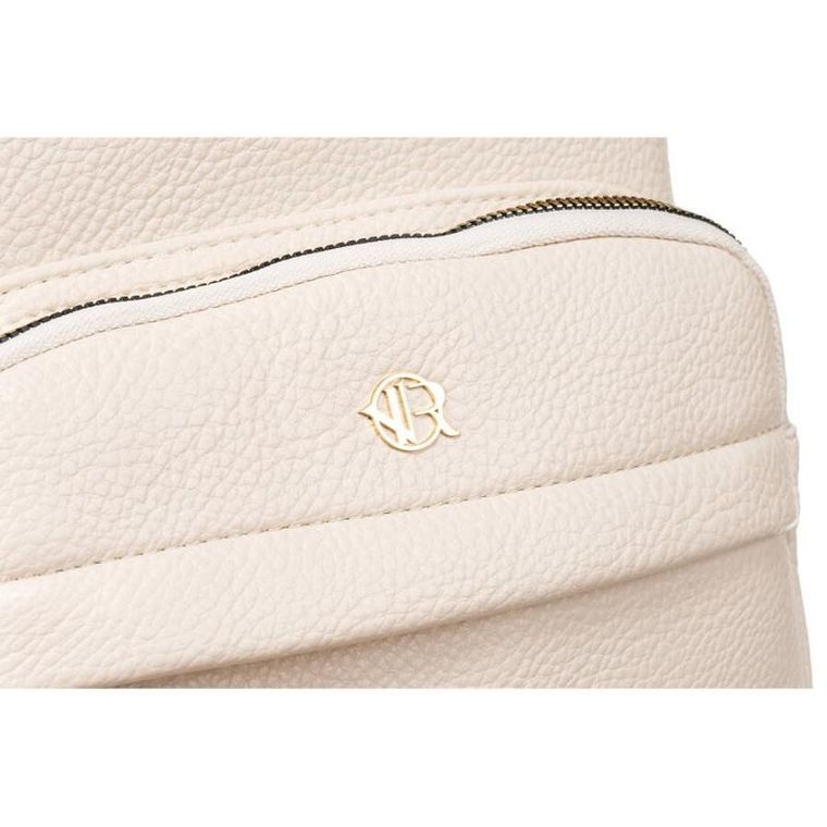 Plecak, beżowy, skóra ekologiczna, Rovicky