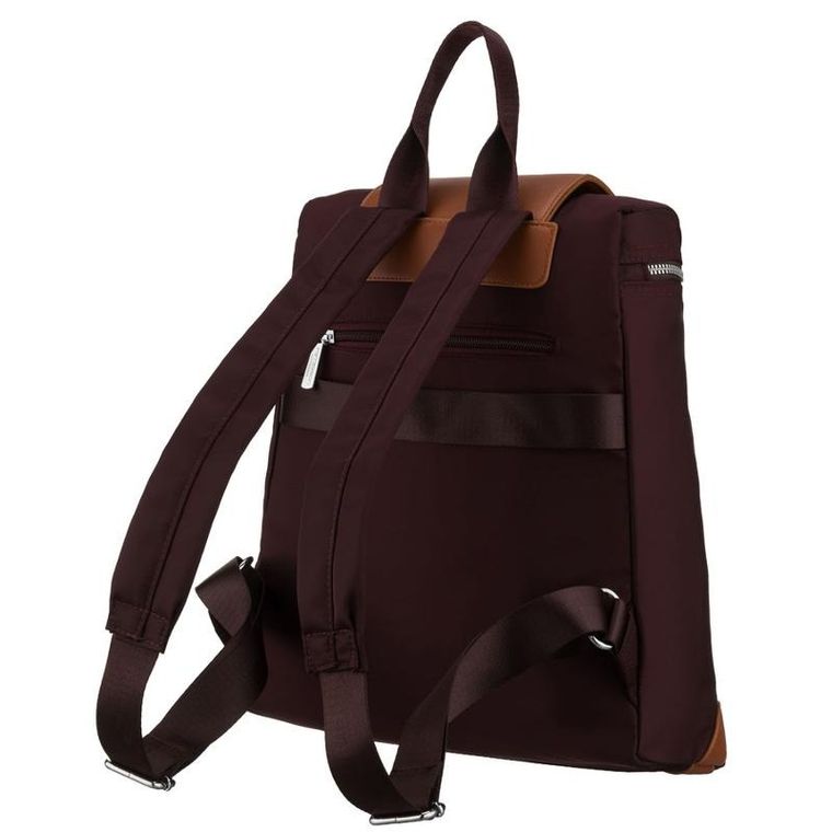 Plecak, bordowo-brązowy, Peterson
