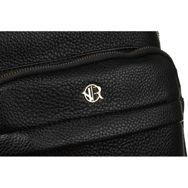 Plecak, czarny, skóra ekologiczna, Rovicky