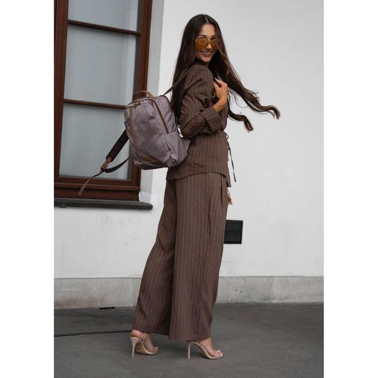 Plecak miejski, beżowy, Peterson