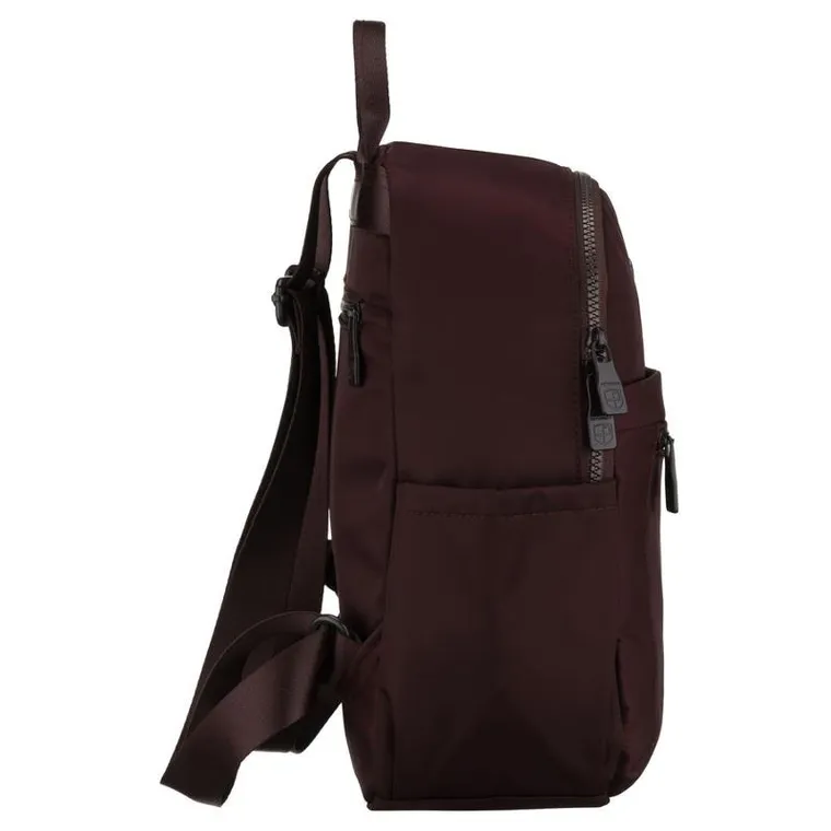 Plecak miejski, bordowy, Peterson